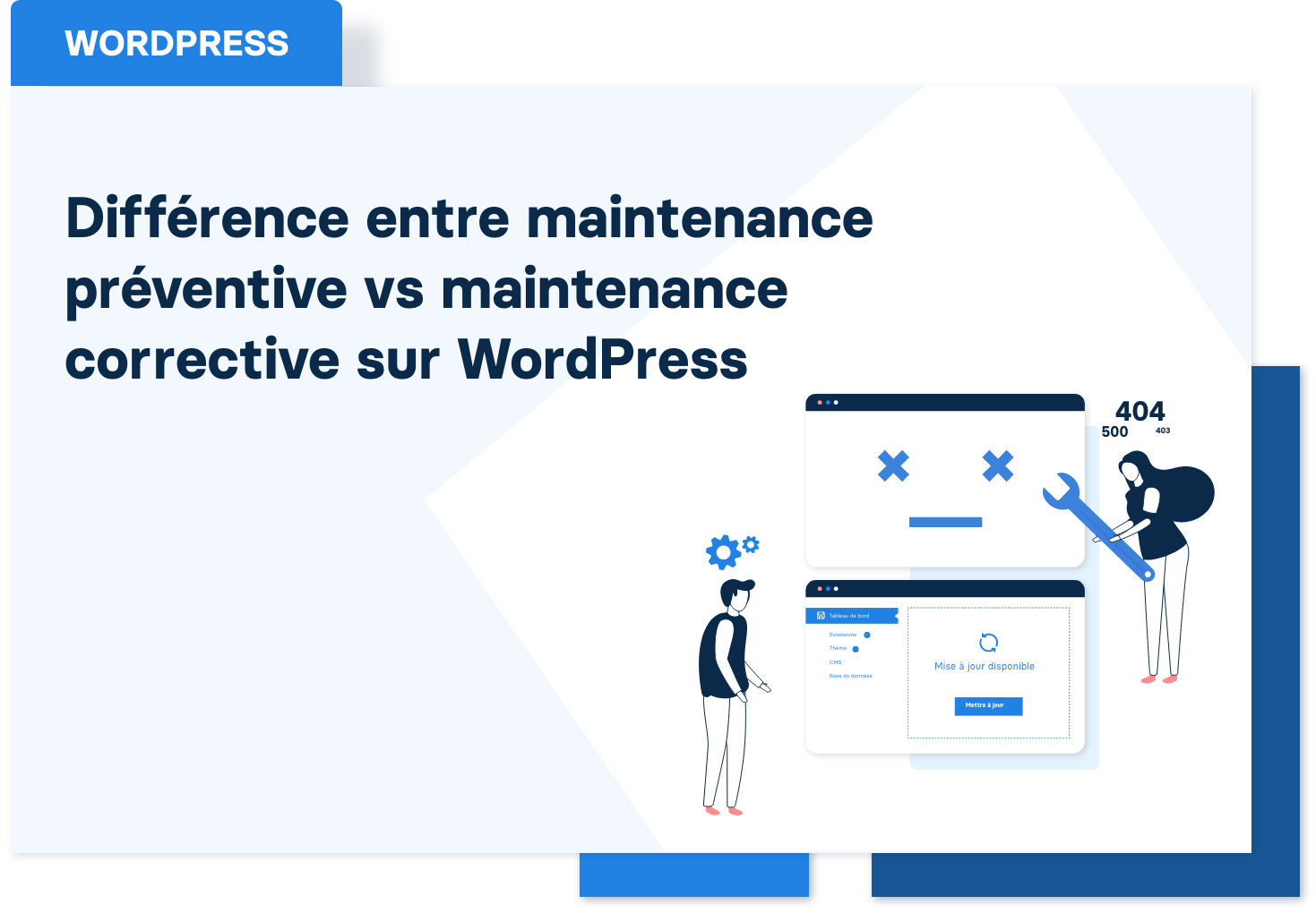 Différence maintenance préventive et maintenance corrective wordpress
